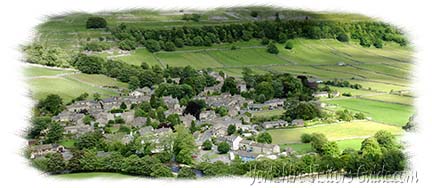 Aerial view of Kettlewell