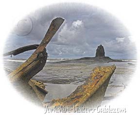 Picture of "Black Nab" in Saltwick Bay