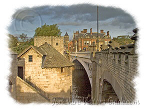 Yorkshire History - Picture of York Lendell Bridge across the River Ouse